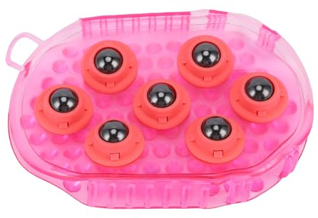 Massagebürste für Körpermassage, mit 15 × 11 × 4.360 Massagegerät für Cellulite, aus Edelstahl, Linderung von Muskelschmerzen, Massagebürste