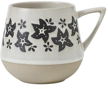 Taza De Café De Cerámica Gruesa Planta Personalizada Hecha A Mano Taza Simple Desayuno Agua Sala De Estar Oficina Pareja Té (Estrella de mar,250 ml / 8,45 oz)