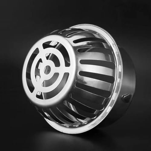 Generisch Duschablauf Abdeckung, 110 mm, 125 mm, 150 mm Bodenablauf Dusche, Duschrinne, Duschabflussabdeckung Runde Duschfalldeckel Ersatz, Duschabflussdeckel für Waschraum(50 mm/2.0 in)