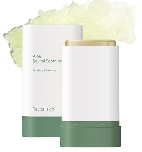 Organic Aloe Vera Gel Stick, Aloe Vera After Sun Gel, After Sun Lotion Calm Balm | Relief For Dry & Sunburned Skin | Travel Size Hydrating Moisturiser