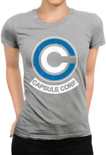Capsule Corp T-shirt pour femme, gris, XL