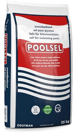 6 x 25 kg POOLSEL Meersalz für Salzwasserpools