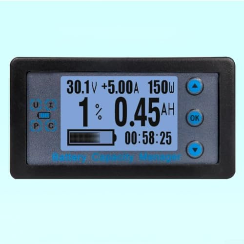 Multi Functional 8120V Battery Tester Digital Multimeter with Shunt for Real Time Voltage and Current Monitoring (100A)