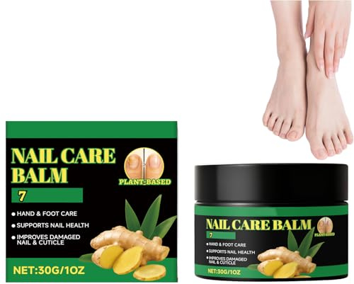 7 Days Ginger Nail Care Balm, Bálsamo para el Cuidado De Las Uñas De Jengibre, Fortificando Uñas Para Pestañas/s Frágiles Y Quebradizas, Cuidado Hidratante De Las Cutículas Para Las Pestañas Y Los