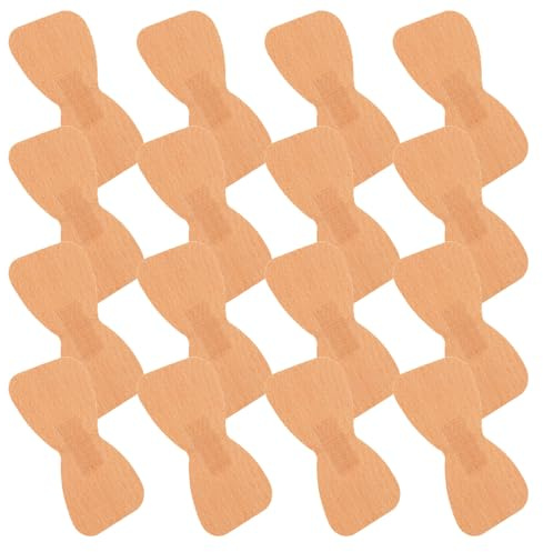 Hoement 30 Piezas Curita Grande de Apósitos Adhesivos Forma de Lazo para Vendajes Extra Grandes Vendajes Flexibles para Nudillos para Dedos de Manos y Pies