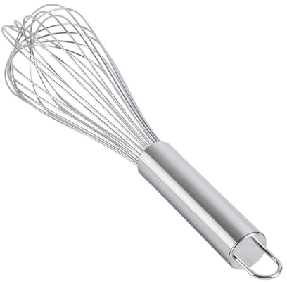 Metaltex Frusta da 30 cm in acciaio inox - frusta professionale con 12 fili