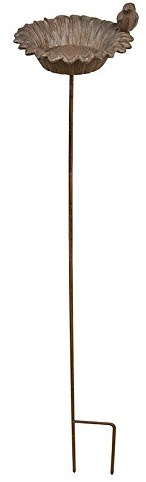 Esschert Design Vogeltränke, Vogelbad auf Stab