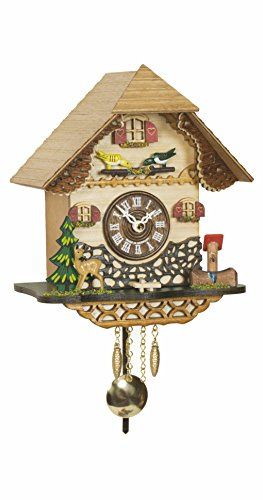 Trenkle Kuckulino Schwarzwalduhr Schwarzwaldhaus mit Quarzwerk und Kuckuckruf TU 2059 PQ