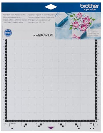 Brother,CADXMATSTD12, Brother Selbstklebendes Klebeband (30,5 x 30,5 cm) für ScanNcut SDX Series, 30,5x30,5cm, Violett/Weiß