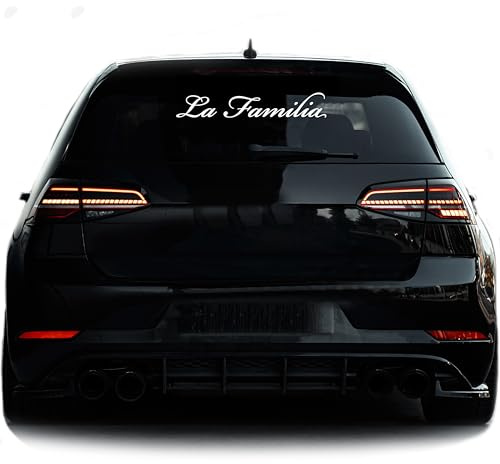 La Familia Aufkleber Auto Frontscheibenaufkleber, Tuning Auto Sticker 26 Farben