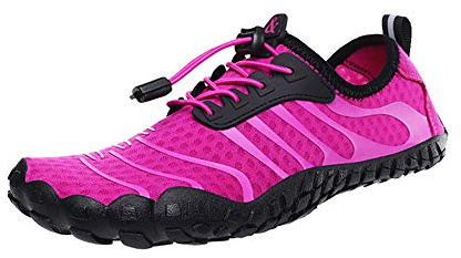 Morbuy-Shop Chaussures de Plage, Hommes Femmes Chaussons Aquatiques d'eau à Pieds Nus Plage Respirant été pour Plongée Gymnase Piscine Surfer Yoga et Plage Plongée (37 EU,Violet)