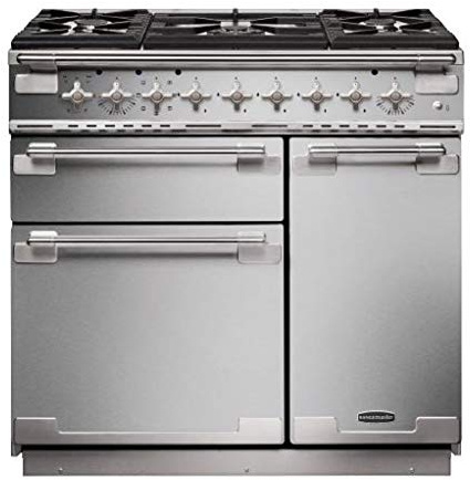 Rangemaster Elise ELS90DFFSS/ 90cm Dual Fuel Range Cooker - Stainless Steel 108400
