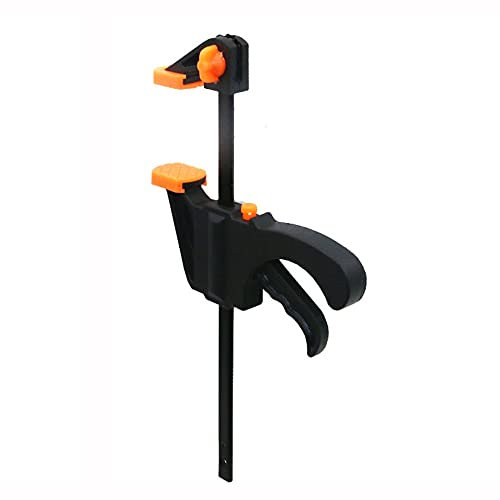 Pinces à prise rapide, 10,2 cm, serrage rapide orange/rouge, colliers de serrage en plastique à prise rapide pour menuiserie, projets de bricolage