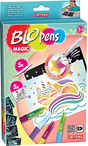 Blopens - Magic- Ritningar och färgläggningar - Från 5 år - Lansay