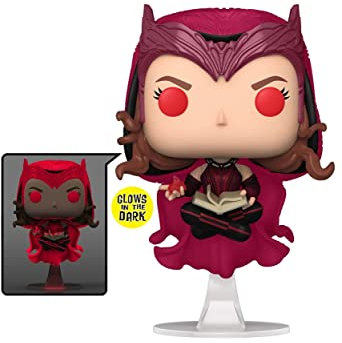 Funko Pop! 62345 Marvel Wandavision: Scarlet Witch (leuchtet im Dunkeln, Special Edition) #823