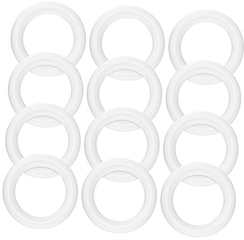 Abaodam 36stücke Styropor Donut Wreath Ringe Weihnachtskranz Bastelzubehör Für Kreative Dekoration Für Handarbeiten Fantasie