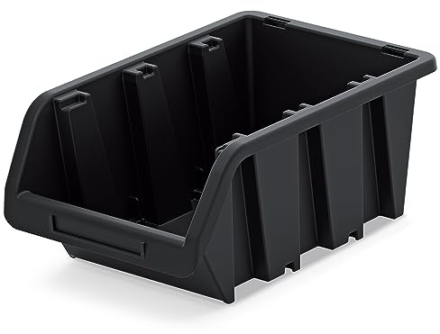 Set med 6 vargmunstycken | 49 x 30 x 21 cm | stapelbara | staplingsbara | staplingsbara | svart | plast