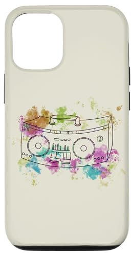 Hülle für iPhone 13 Pro Ghetto Blaster Bunte Boom Box 70er 80er 90er Y2K
