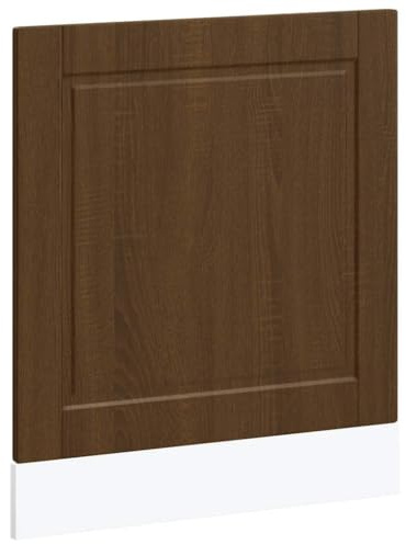 vidaXL Pannello Lavastoviglie Porto Rovere Marrone 60x1,5x57 cm, Pannello lavastoviglie Anteriore, Pannello, Pannello Porta Anteriore lavastoviglie