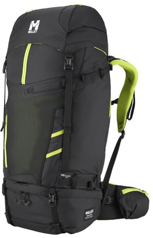 MILLET Sac À Dos Randonnée GRAVIC 50+10L Noir Vert Confort Ergonomique