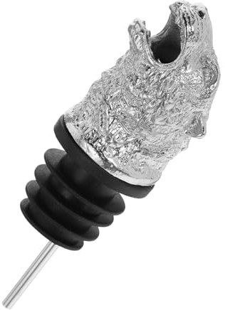 ROMISBABA Weinausgießer Mit Tierkopf-design Aus Zinklegierung Retro-flaschenaufsatz Für Präzises Ausgießen Für Partys Zuhause