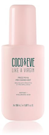 Coco & Eve Frizz Fix & Pro Shine Mist - 72H Frizz Control & Instant Shine | Lightweight Heat Protectant | Moisturizing, Smoothing, Detangling Spray | For Damaged Hair & All Hair Types (150ml)