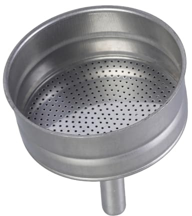NPYQ Entonnoir À Café Facile À Nettoyer Accessoire en Acier Inoxydable Résistant À Rouille pour Cafetière 6 Tasses