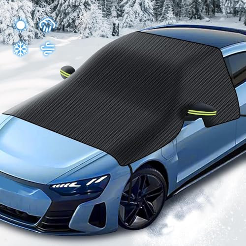 WUDIJING Frontscheibenabdeckung Auto Winter für VW Sharan 2 (II) 7N I 2010-2022, Windschutzscheibenabdeckung Auto Abdeckplane Winter Eisschutzfolien für Autos und SUVs