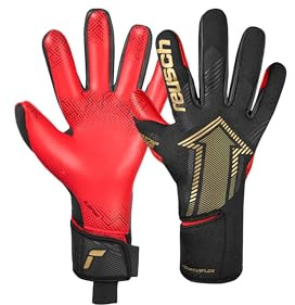 Reusch Fastgrip Gold X GluePrint Gants de Gardien de But antidérapants pour Adultes, Hommes et Femmes, adaptés à Toutes Les Conditions météorologiques et Surfaces de Terrain de Jeu