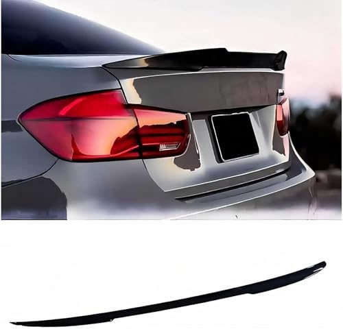 YJTYC Auto Heckspoiler Spoiler für BMW 3 Series(4 Door) E90+E91 2005-2019, Fahrzeug Heckflügel Autos Hinteren Stoßstange Spoiler Kofferraumspoiler Flügel Lippe,Gloss Black