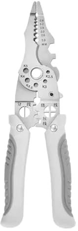 RGYBAO Pinze multifunzionali per elettricista per spaccare il filo spelafili per elettricisti pinze terminali strumento manuale