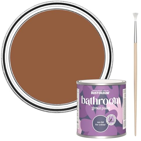 Rust-Oleum Mould-Resistant Bathroom Grout Paint - Terracotta 250ml