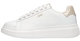 Liu Jo Sneakers Donna Platform in Pelle Scamosciata e Dettaglio Logo Strass Babol 01 BF5059PX002 8054033300684-41