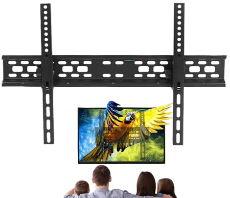 Wall TV Stand - Floating Entertainment Centre, Modern TV Console Shelf, Wall Mounted TV Cabinet, Wall TV Monitor, Lifting Bracket, Space Saving Wood Media Unit for Small Rooms