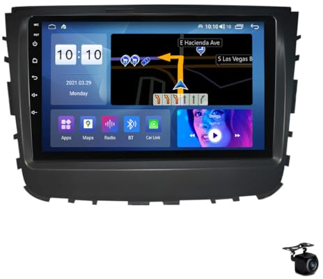 Generico Autoradio Stereo Android 14 Double DIN per S-SANGYONG REXTON 2019 Navigatore satellitare GPS 9 Lettore Video multimediale DSP Integrato FM BT WiFi SWC 4G 5G Carplay Plug And Play, M600S