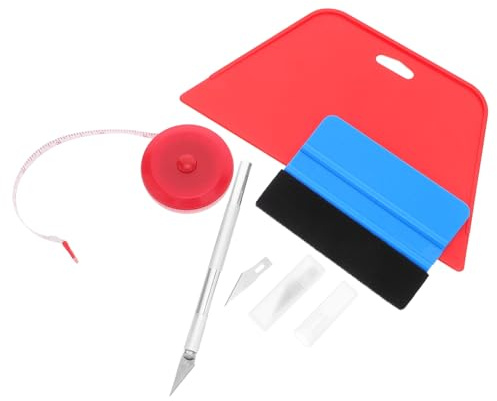 LIFKOME Kit Para Tintado De Ventanas Herramientas Para Envolver Vinilos De Autos Escobilla De Goma Para Película De Autos Alisador De Papel Tapiz Herramientas Para Esmaltado