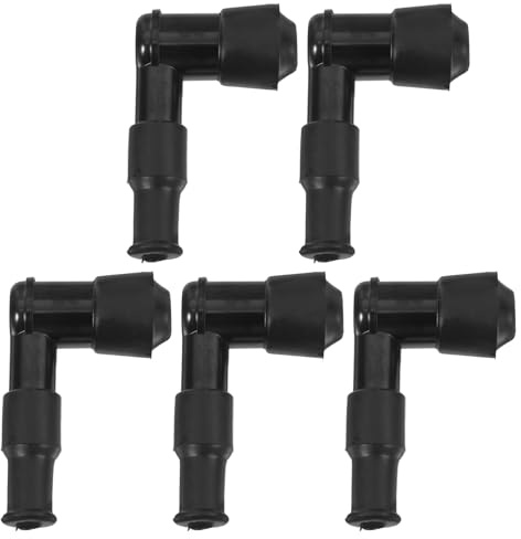 TOBBOMEY 5 pièces Capuchon de Bougie Haute Pression pour Générateurs et Microbineuses Résistant Chaleur et Pression Élevée Accessoire Compatible pour Moteurs Essence