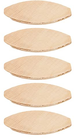 KIMISS 100 Piezas de Galletas para Unir Madera, Proyectos de Carpintería y Carpintería, Tamaño de Juntas 10 y Herramienta (Zelkova 3)