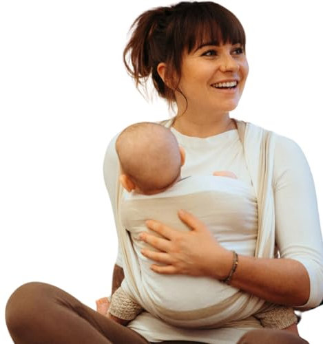 Hoppediz gewebtes Baby-Tragetuch ab Geburt, Neugeboren bis Kleinkind, 100% Baumwolle, Kairo 5,40 m