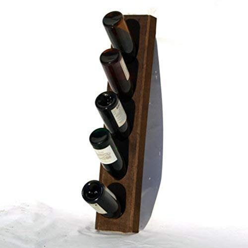 Piratenladen Original Champagner Rüttelbrett für 5 Flaschen, Weinregal