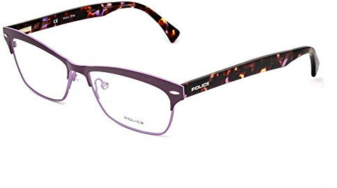 Police Damen V878953SDTM Sonnenbrille, Matt Liliac W/Full Violet Part, 53/14/145