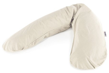Theraline das Original-Stillkissen mit Dinkelspreufüllung inkl. Feinköperbezug, 75 Punkte Beige