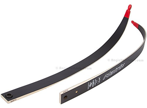Ragim Universal Wurfarme Black 66 Zoll 26 lbs Holzkern mit Fiberglaslaminat für Takedown-Recurve, ruhiger Auszug, kompatibel mit vielen Mittelstücken, für Training und Parcours | Holzkern und Fiberglaslaminat für Takedown-Recurve