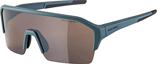 ALPINA RAM HR Q-LITE V - Verspiegelte, Kontrastverstärkende & Beschlagfreie Sport- & Fahrradbrille Mit 100% UV-Schutz Für Erwachsene