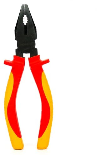 Pince universelle 6 INGDAUM®, isolée contre 1000 V pour les électriciens professionnels, les frigoristes et les mécantroniciens (Pince universelle 6)