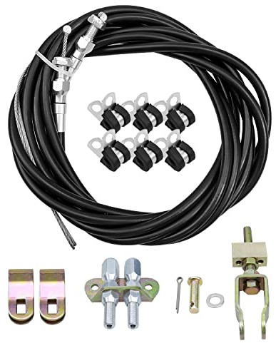 330-9371 Parking Brake Cable Kit Fit for Wilwood 110 Long Cables with a 97 Long Sheath, Universal Emergency Brake Cable Repair Kit