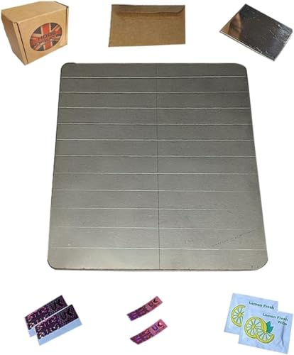 Hooe England™ Portefeuille de stockage de semences cryptographiques à froid en acier inoxydable Compatible avec tous les matériels BIP39 Kit de récupération de mot de passe mnémonique