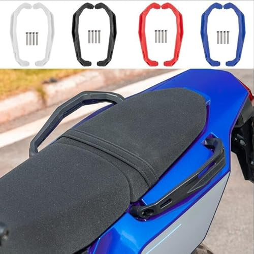 Motorrad-Haltegriff für Beifahrersitz Sitz seitlicher Handlauf Heckarmlehne Griffe Kit für Tenere 700 Tenere700 XTZ700 XTZ 700 T7 T700 T 700 2019 2020 2021 2022 Zubehörteile (Rot)