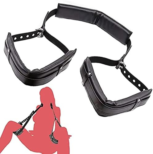 binxliuxo 1 cinturón Deportivo portátil Negro, piernas separadas, para Juegos de rol para Parejas