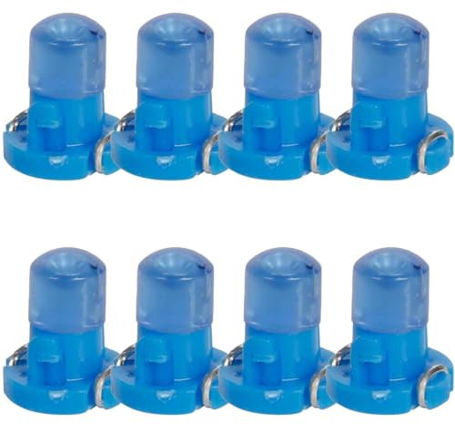 A2ZWORLD 8 unidades LED 12 V, 17 mm, T3, 1 COB, 0,6 W, 40 lúmenes, lámpara de coche para salpicadero e instrumentos (luz azul)